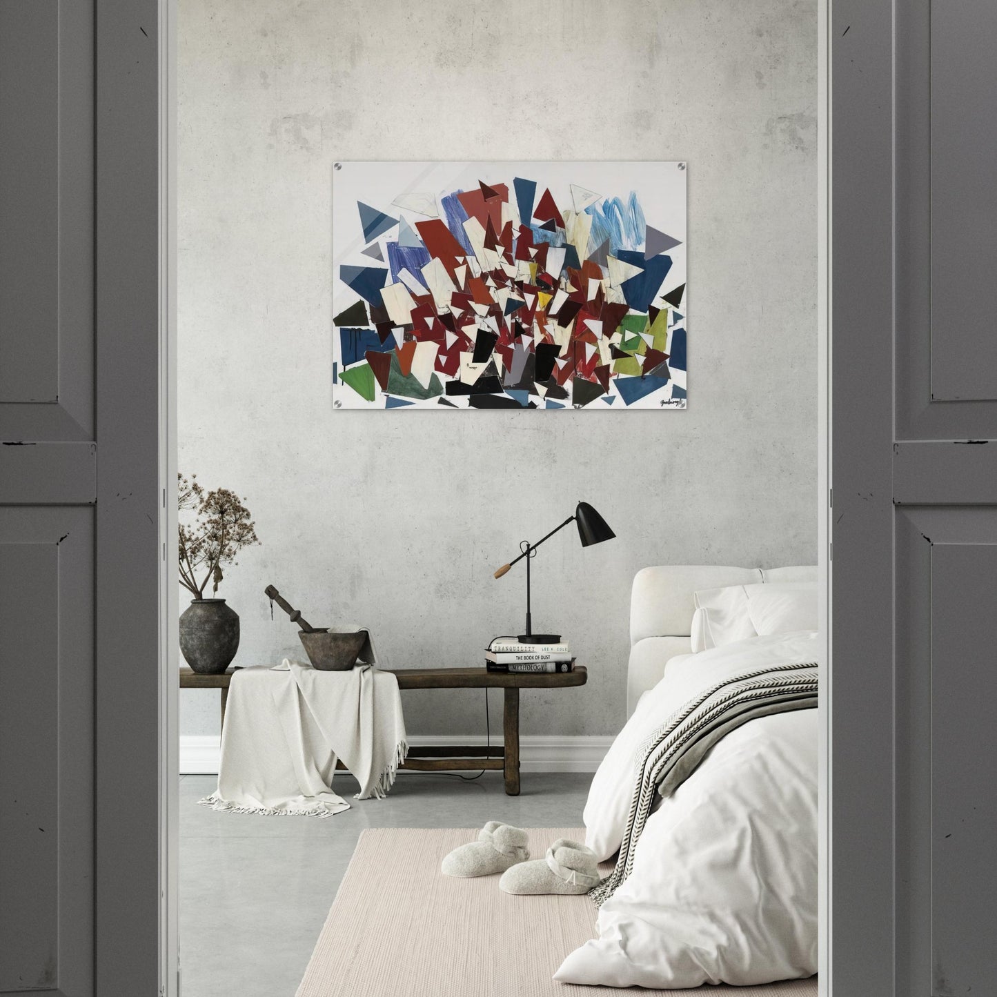 7--7--N - 1992 - Robert Goodnough Acrylic Print - 70x100 cm / 28x40″ inches