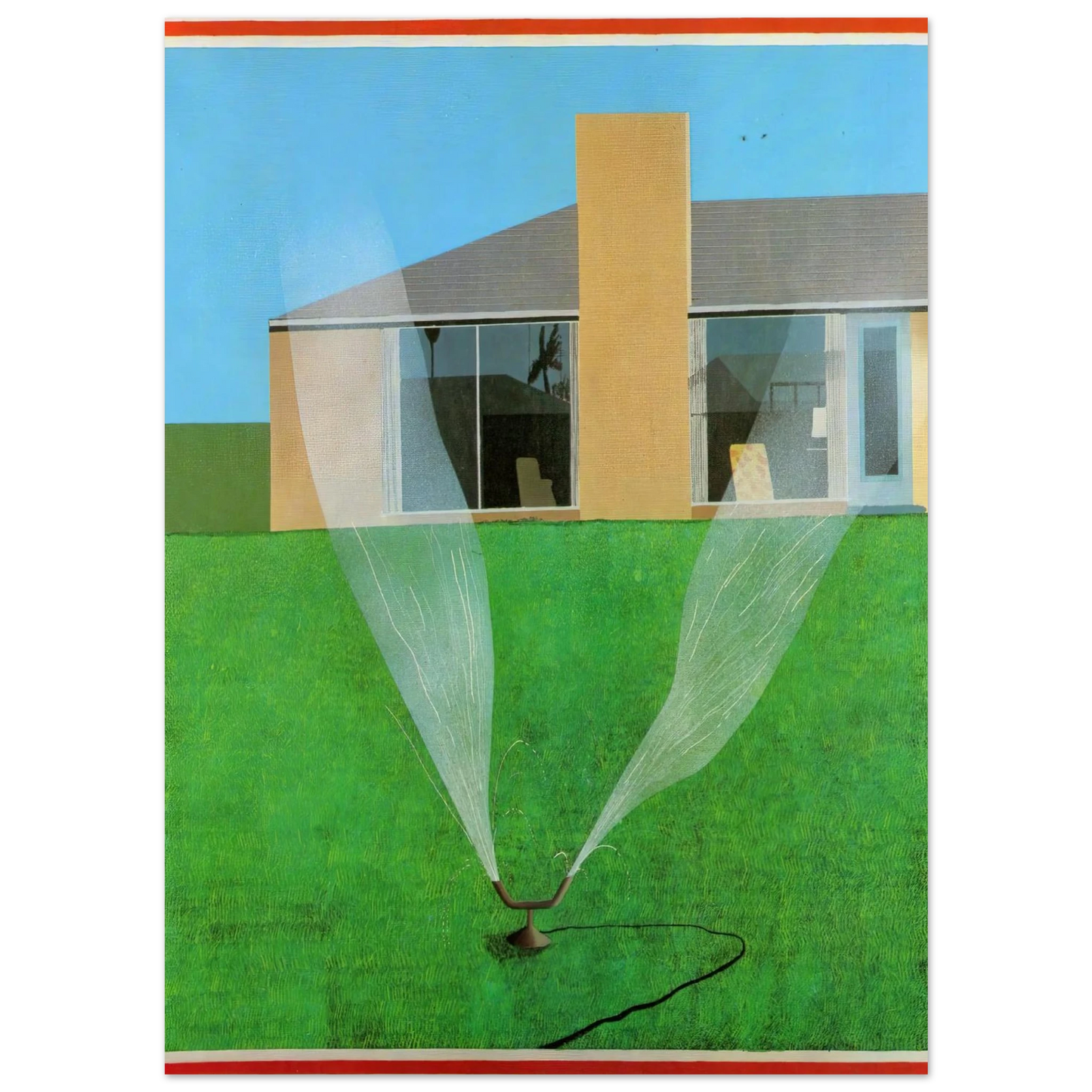 David Hockney - David Hockney Wall art - 15x20 cm / 6x8 inches - Fine Art Poster-canvas - -