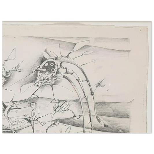 Lee Bontecou - UNTITLED 1997  75x100 cm / 30x40inches Fine Art Poster