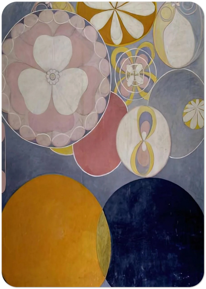 DE TIO ST RSTA N 2 BARNAALDERN 1907 By Hilma af Klint Pack of 10 Post Cards | Hilma af Klint Post Cards | A6 (10.5 x 14.8 cm) - 4.1 x 5.8 inches