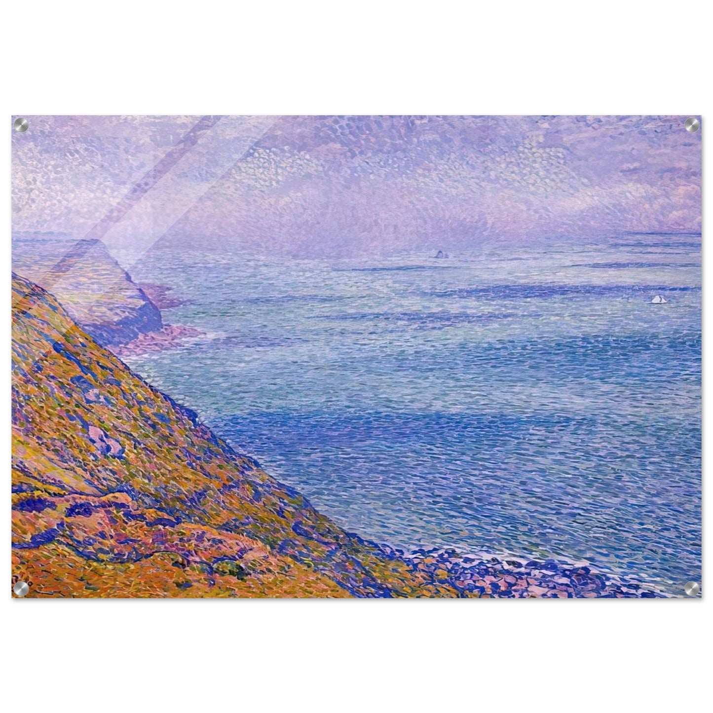 THE CAP GRIS NEZ 1900 - Theo van Rysselberghe Acrylic Print - 70x100 cm / 28x40″ inches