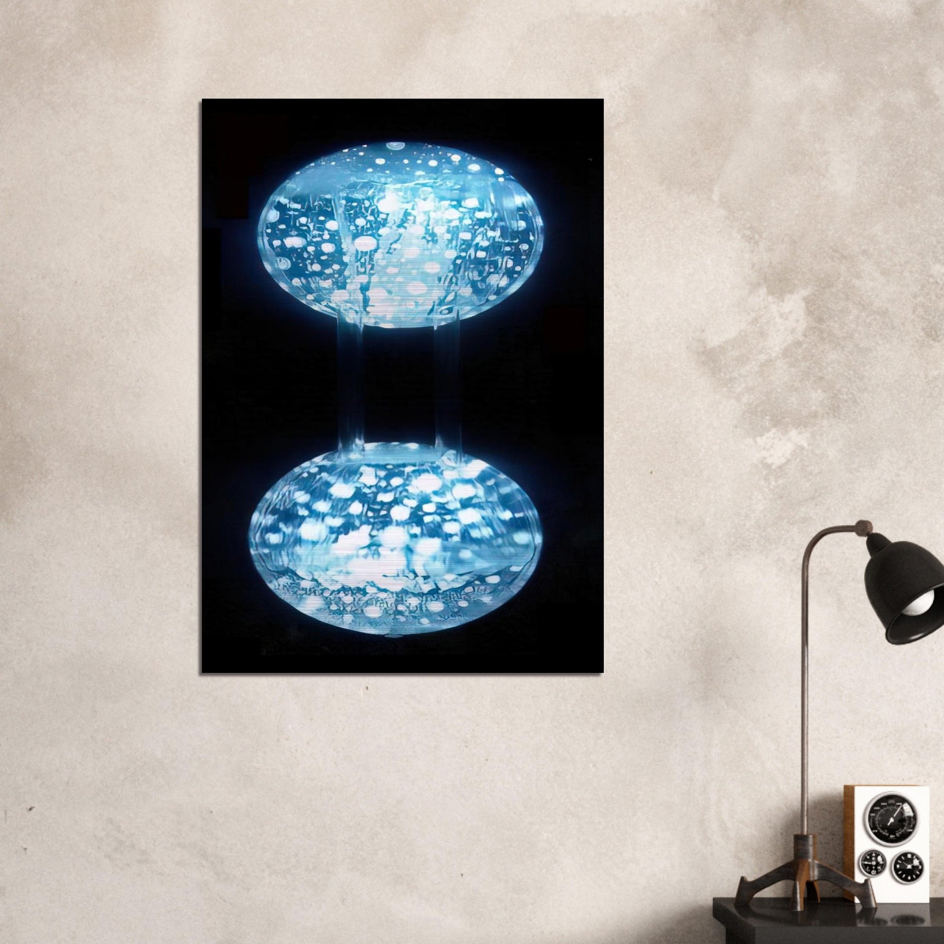 Relieve Agua Comunicante - Kinetic Art - Gyula Kosice Brushed Aluminum Print - 70x100 cm / 28x40 inches | Gyula Kosice Aluminum Print | Gyula Kosice Prints