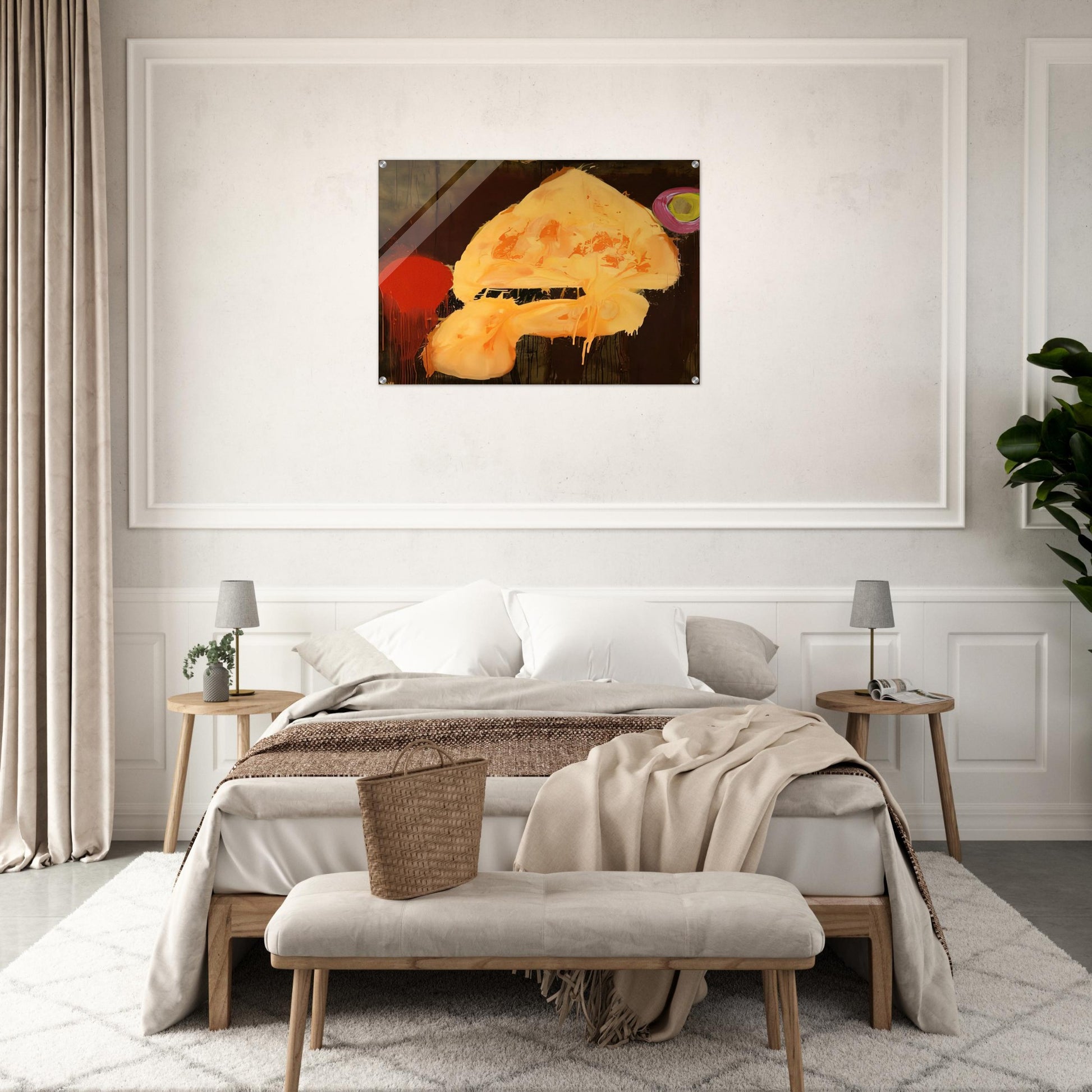 Quas 23.1.86 - 1986 - John Hoyland Acrylic Print - 70x100 cm / 28x40″ inches
