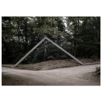 La plate-bande - 1988 - Francois Morellet Brushed Aluminum Print - 70x100 cm / 28x40 inches | Francois Morellet Aluminum Print | Francois Morellet Prints