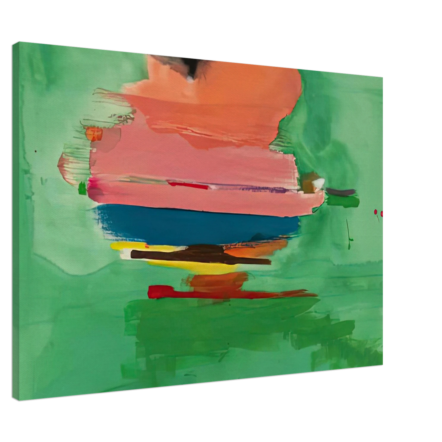 Helen Frankenthaler - Untitled, 1973- Wall Art - 28x40 inches / 70x70 cm - Canvas (Imperial)-canvas - -
