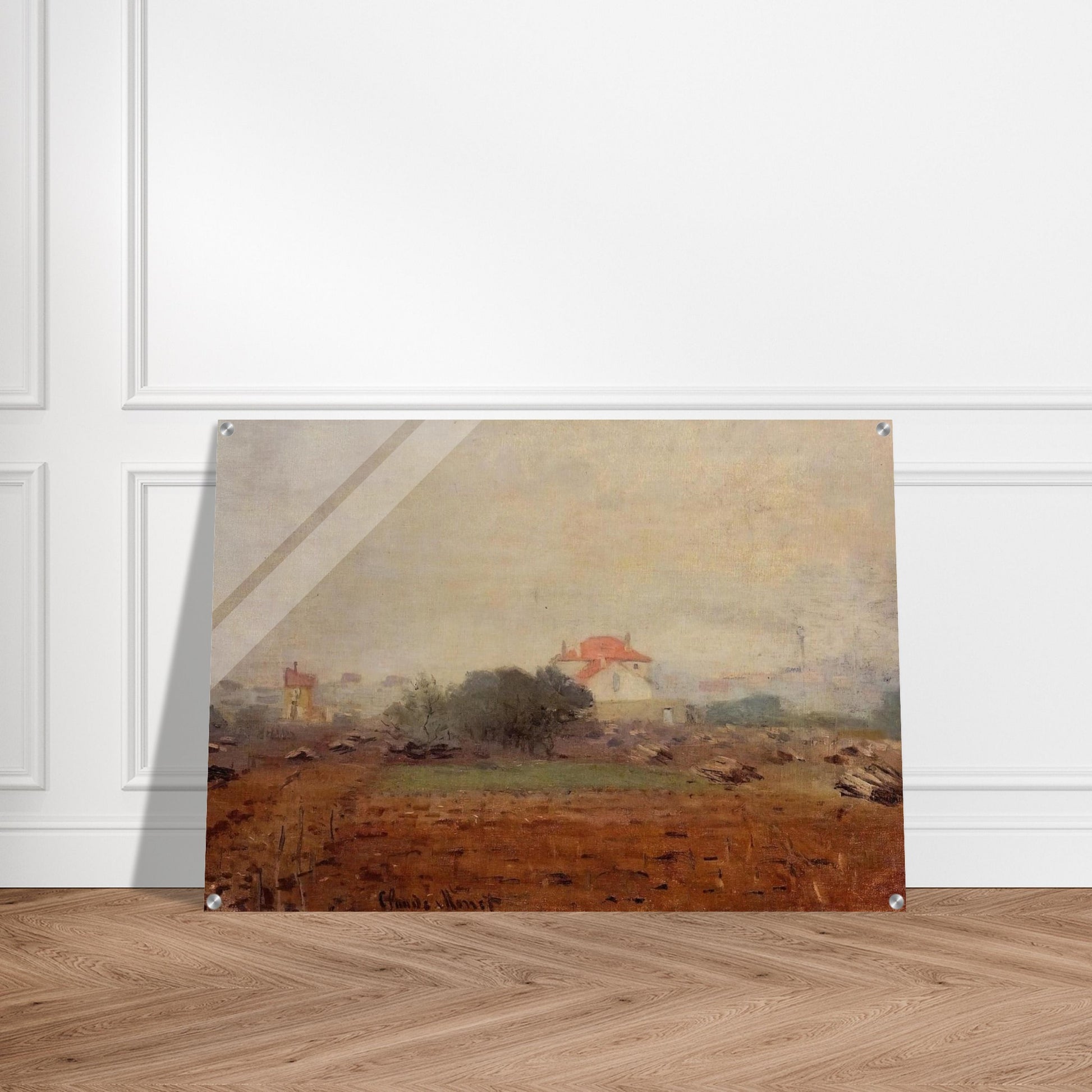 Fog - claude monet Acrylic Print - 70x100 cm / 28x40″ inches | claude monet Wall Art | claude monet Prints