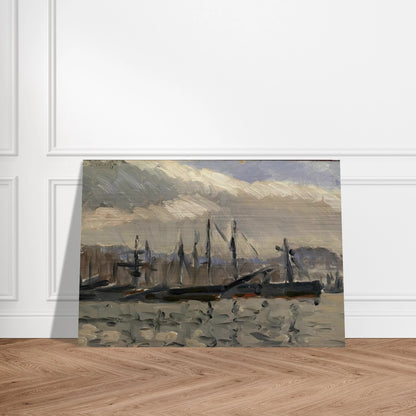 PORT DE CHERBOURG 1918 - Henri Matisse Brushed Aluminum Print - 70x100 cm / 28x40 inches | Henri Matisse Aluminum Print | Henri Matisse Prints