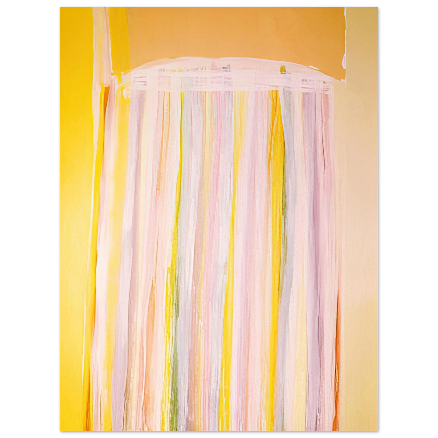 Ronnie Landfield - Yellow Prairie - 1972  75x100 cm / 30x40inches Fine Art Poster