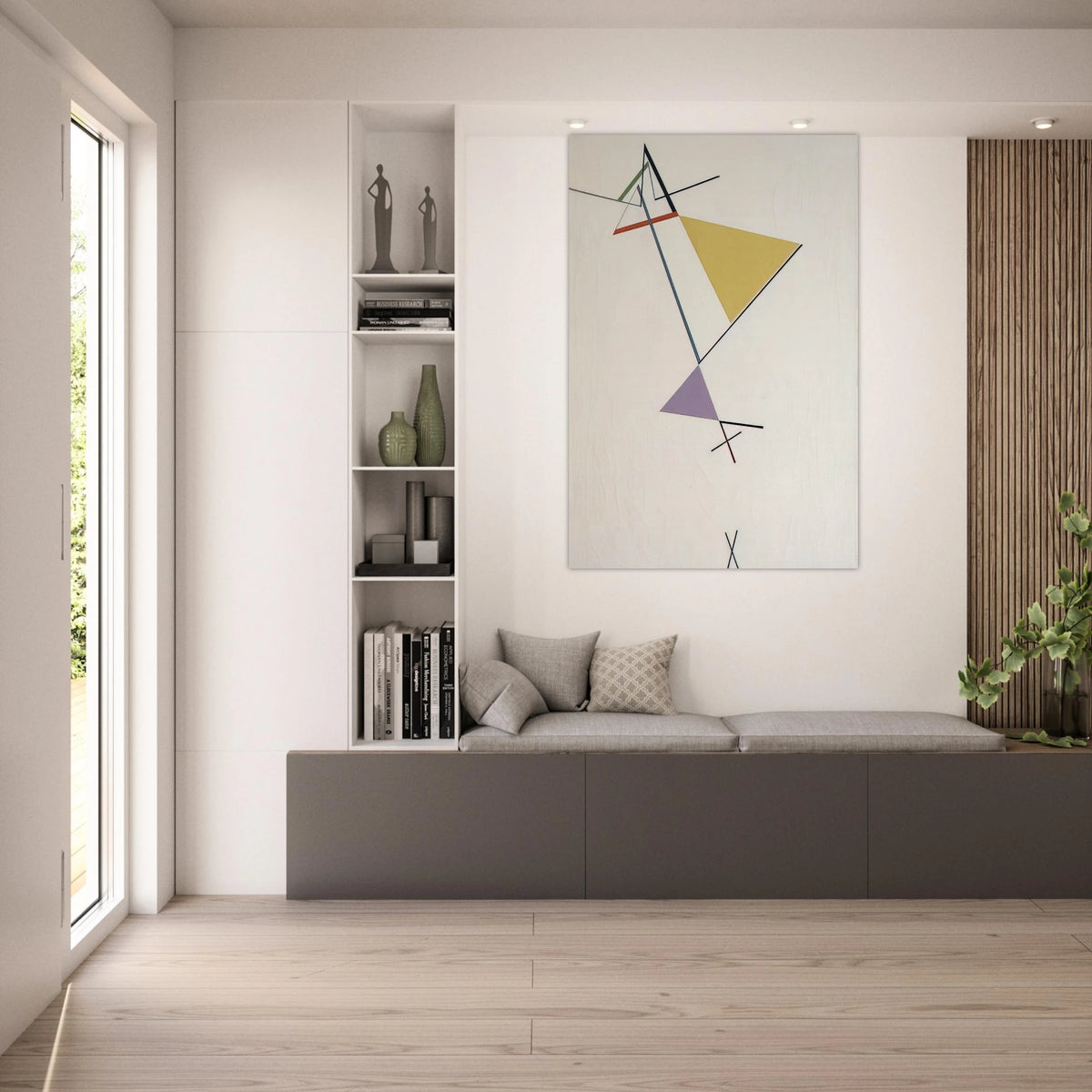Desarrollo del triángulo - 1951 - Tomas Maldonado Art Prints - 100x150 cm / 40x60″ inches | Tomas Maldonado Poster | Tomas Maldonado Prints