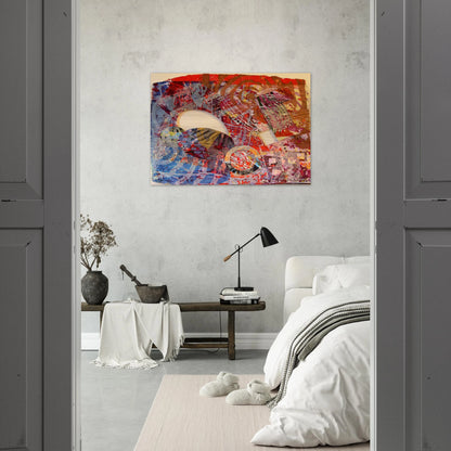 Manet III - Sam Gilliam Brushed Aluminum Print - 70x100 cm / 28x40 inches | Sam Gilliam Aluminum Print | Sam Gilliam Prints
