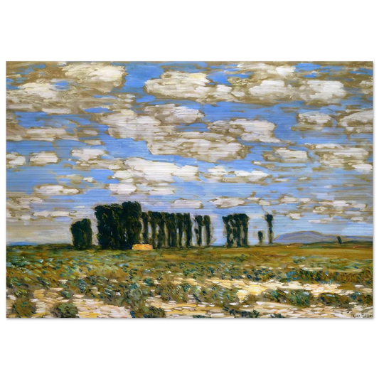 Harney Desert Landscape - Childe Hassam Brushed Aluminum Print - 70x100 cm / 28x40 inches | Childe Hassam Aluminum Print | Childe Hassam Prints