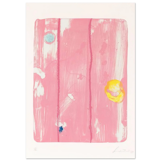 Helen Frankenthaler - Reflections VIII - 1995 Wall art - 13x18 cm / 5x7 Inches - Fine Art Poster - -