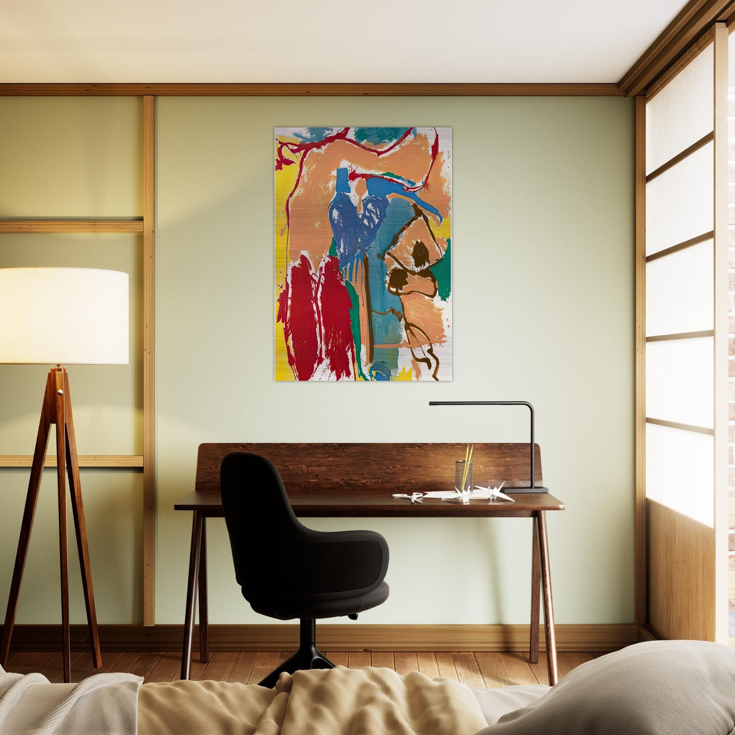 Mediterranean Thoughts, 1960- - Helen Frankenthaler Brushed Aluminum Print - 70x100 cm / 28x40 inches | Helen Frankenthaler Aluminum Print | Helen Frankenthaler Prints
