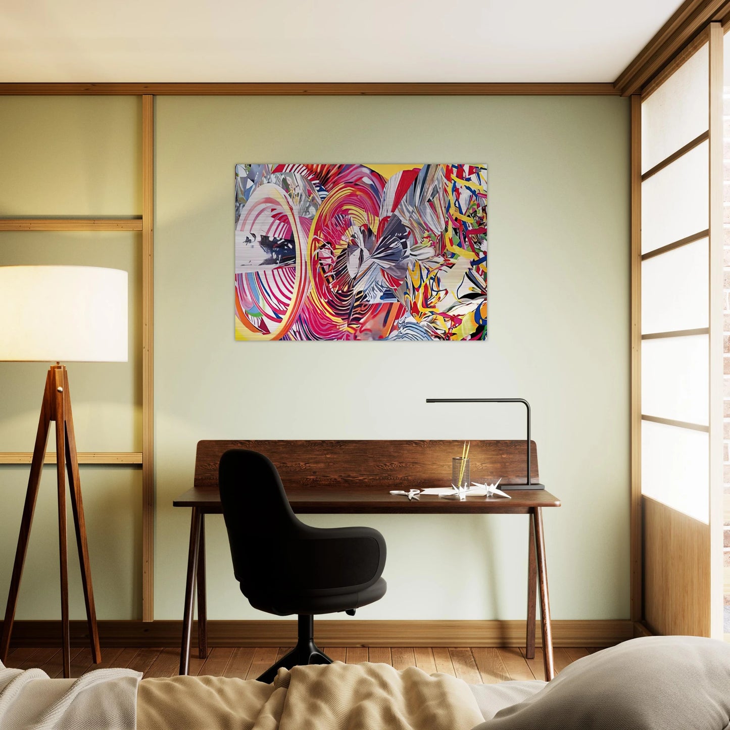 Stowaway Peers Out at the Speed of Light - James Rosenquist Brushed Aluminum Print - 70x100 cm / 28x40 inches | James Rosenquist Aluminum Print | James Rosenquist Prints