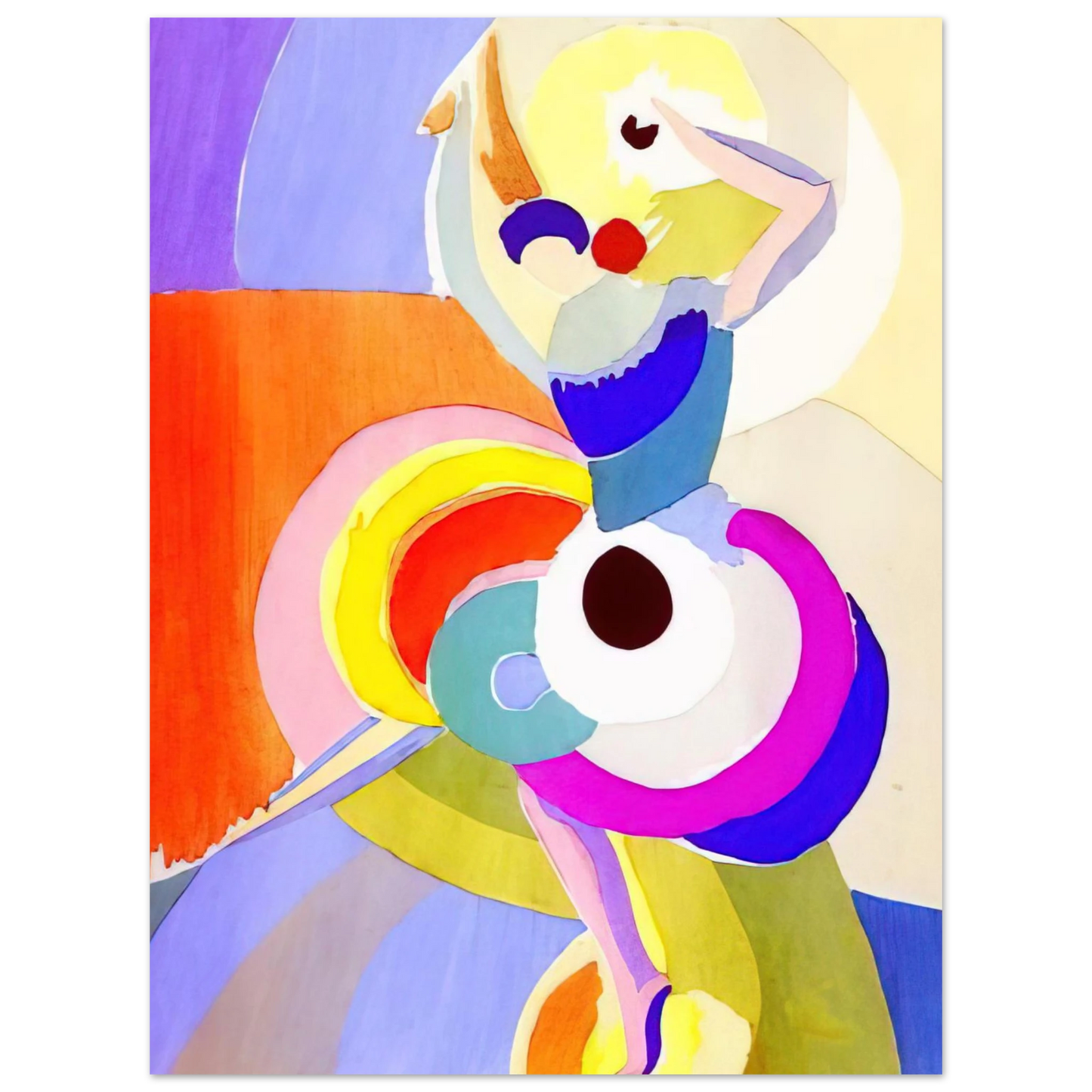 Sonia Delaunay - FLAMENCO DANCER  75x100 cm / 30x40inches Fine Art Poster