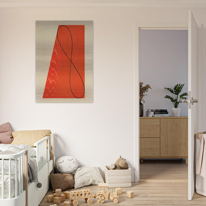 UNTITLED FROM SKOWHEGAN SUITE 1992 - Robert Mangold Brushed Aluminum Print - 70x100 cm / 28x40 inches | Robert Mangold Aluminum Print | Robert Mangold Prints
