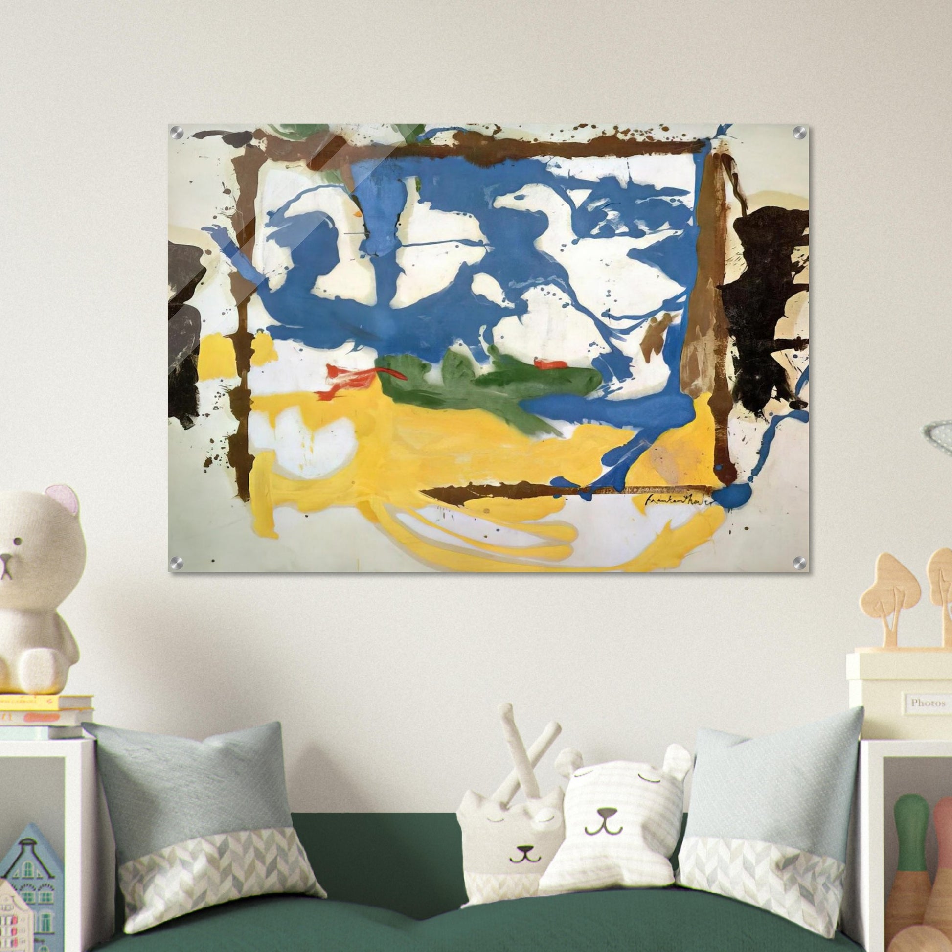 Swan Lake #2 - 1961 - Helen Frankenthaler Acrylic Print - 70x100 cm / 28x40″ inches