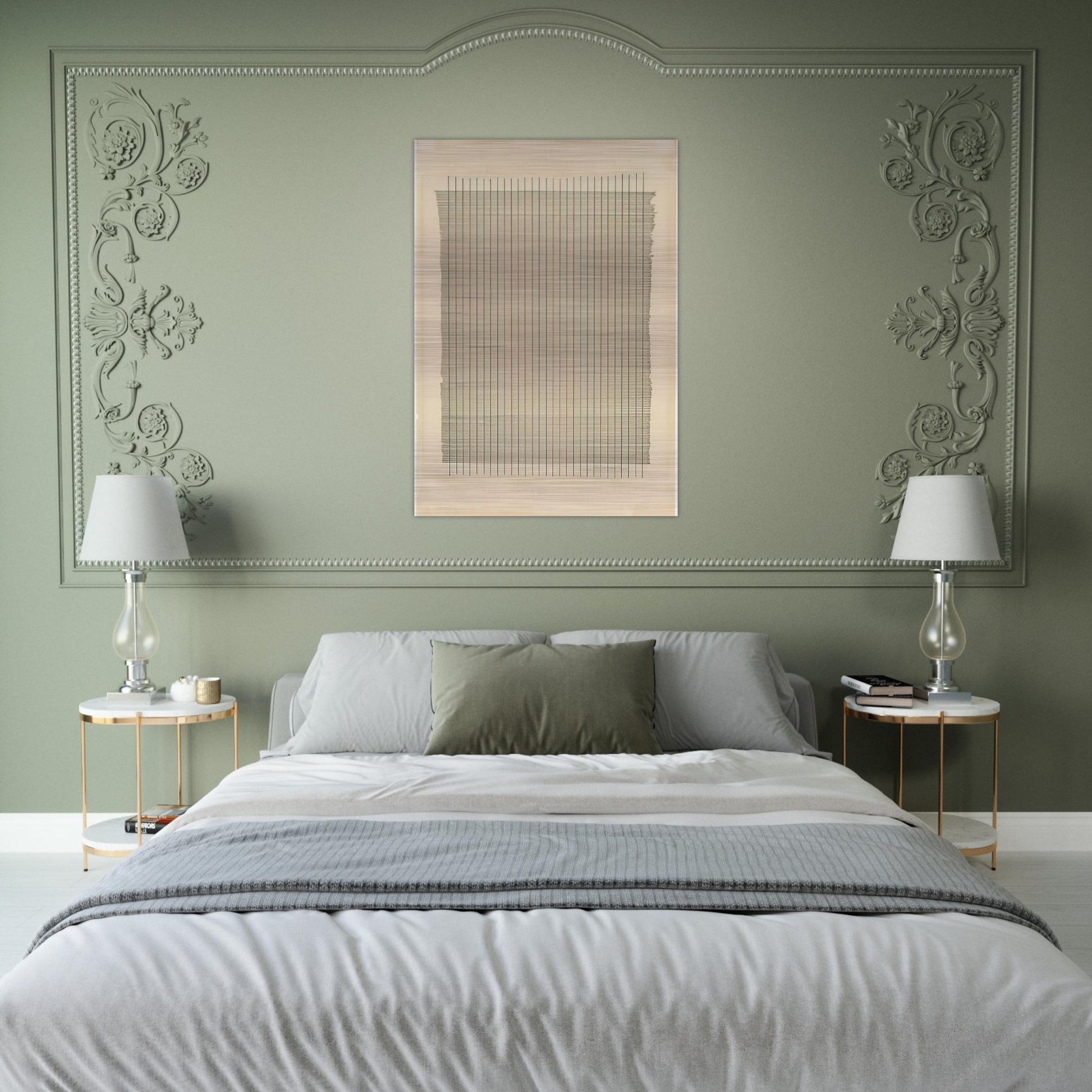 Tremolo - Agnes Martin Brushed Aluminum Print - 70x100 cm / 28x40 inches | Agnes Martin Aluminum Print | Agnes Martin Prints