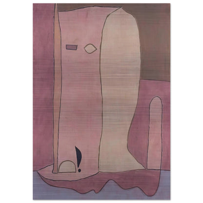 GARDEN FIGURE 1940 - Paul Klee Brushed Aluminum Print - 70x100 cm / 28x40 inches | Paul Klee Aluminum Print | Paul Klee Prints
