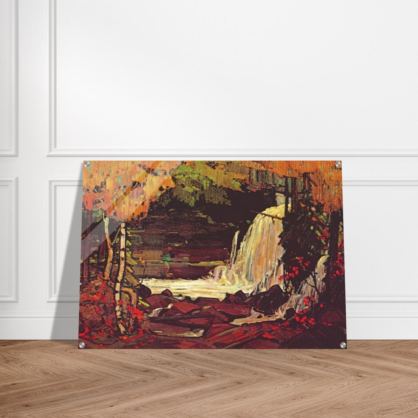 WOODLAND WATERFALL 1916 - Tom Thomson Acrylic Print - 70x100 cm / 28x40″ inches | Tom Thomson Wall Art | Tom Thomson Prints