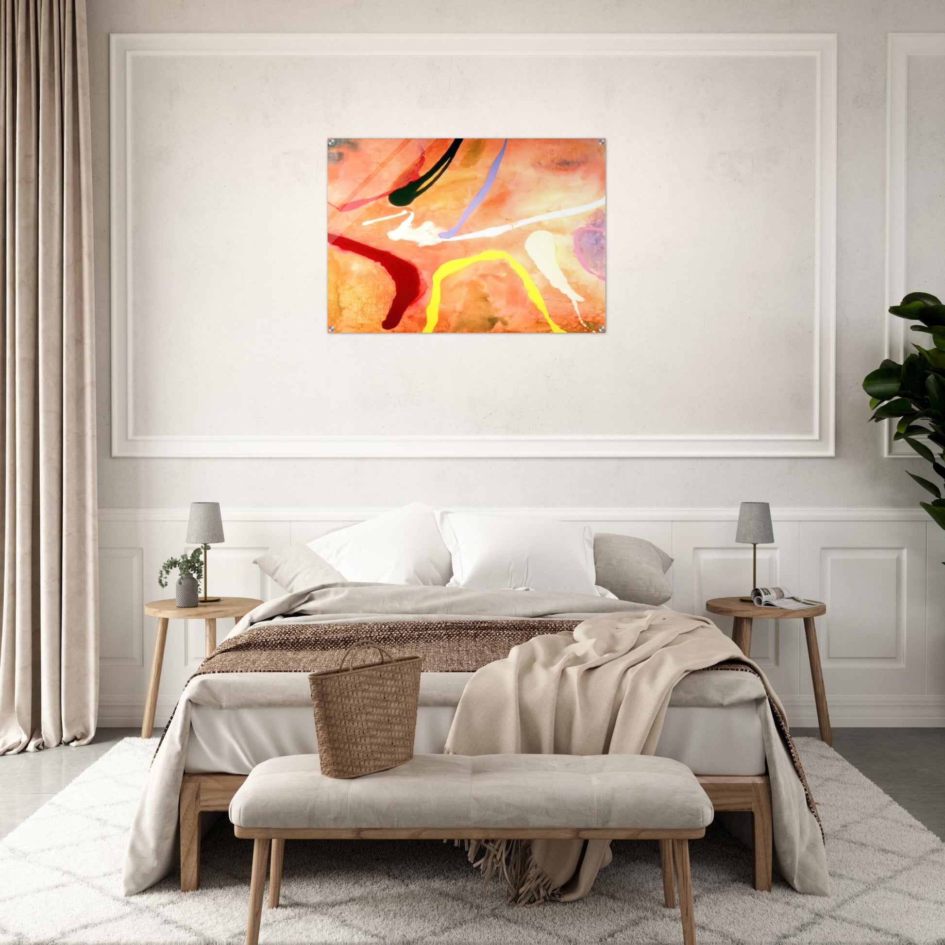 Sarah Rose - 1969 - Ronnie Landfield Acrylic Print - 70x100 cm / 28x40″ inches