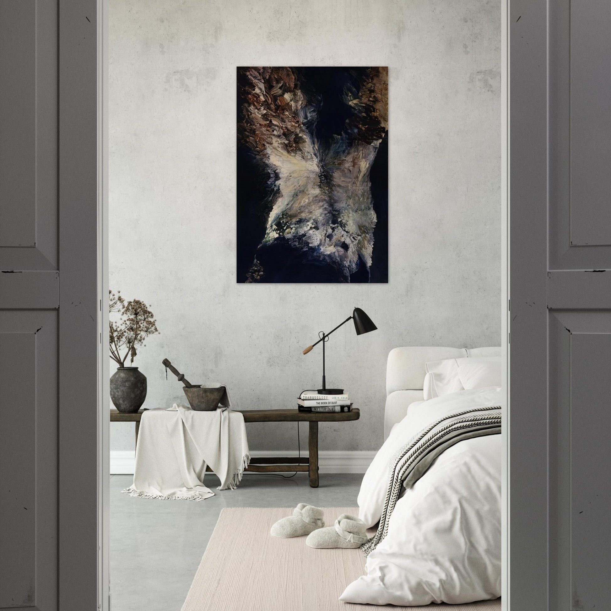 Jay DeFeo/BIG/The Annunciation - Jay DeFeo Brushed Aluminum Print - 70x100 cm / 28x40 inches | Jay DeFeo Aluminum Print | Jay DeFeo Prints