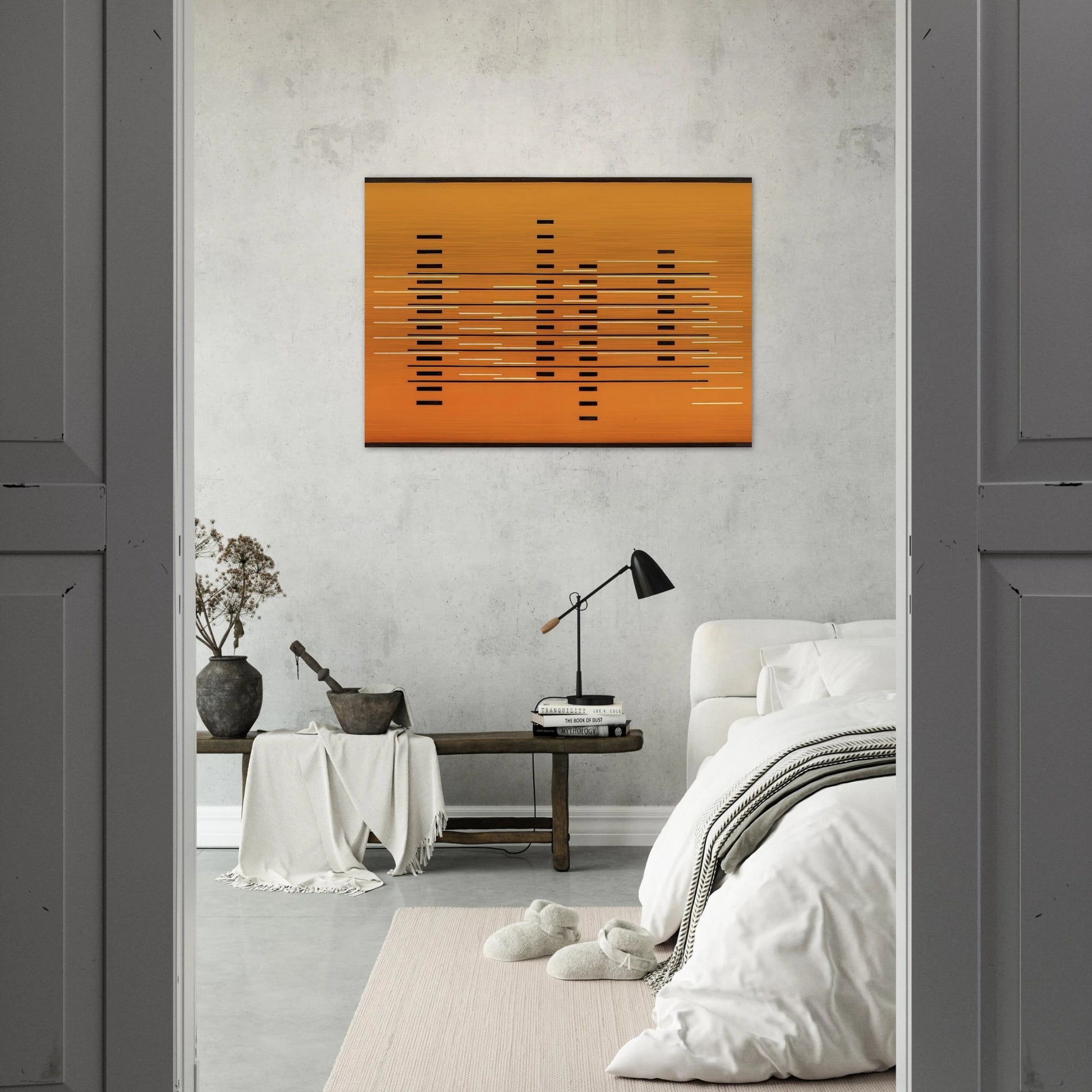 FRONTAL 1927 - Josef Albers Brushed Aluminum Print - 70x100 cm / 28x40 inches | Josef Albers Aluminum Print | Josef Albers Prints