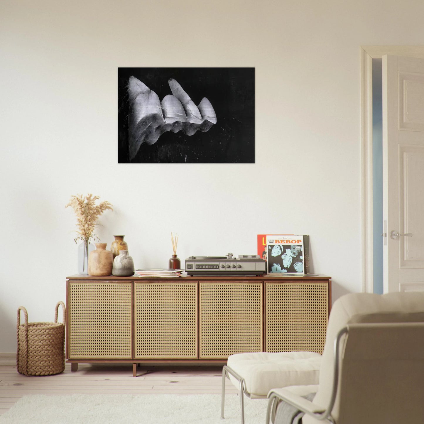 Jay DeFeo/BIG/The Crescent Bridge I - Jay DeFeo Brushed Aluminum Print - 70x100 cm / 28x40 inches | Jay DeFeo Aluminum Print | Jay DeFeo Prints
