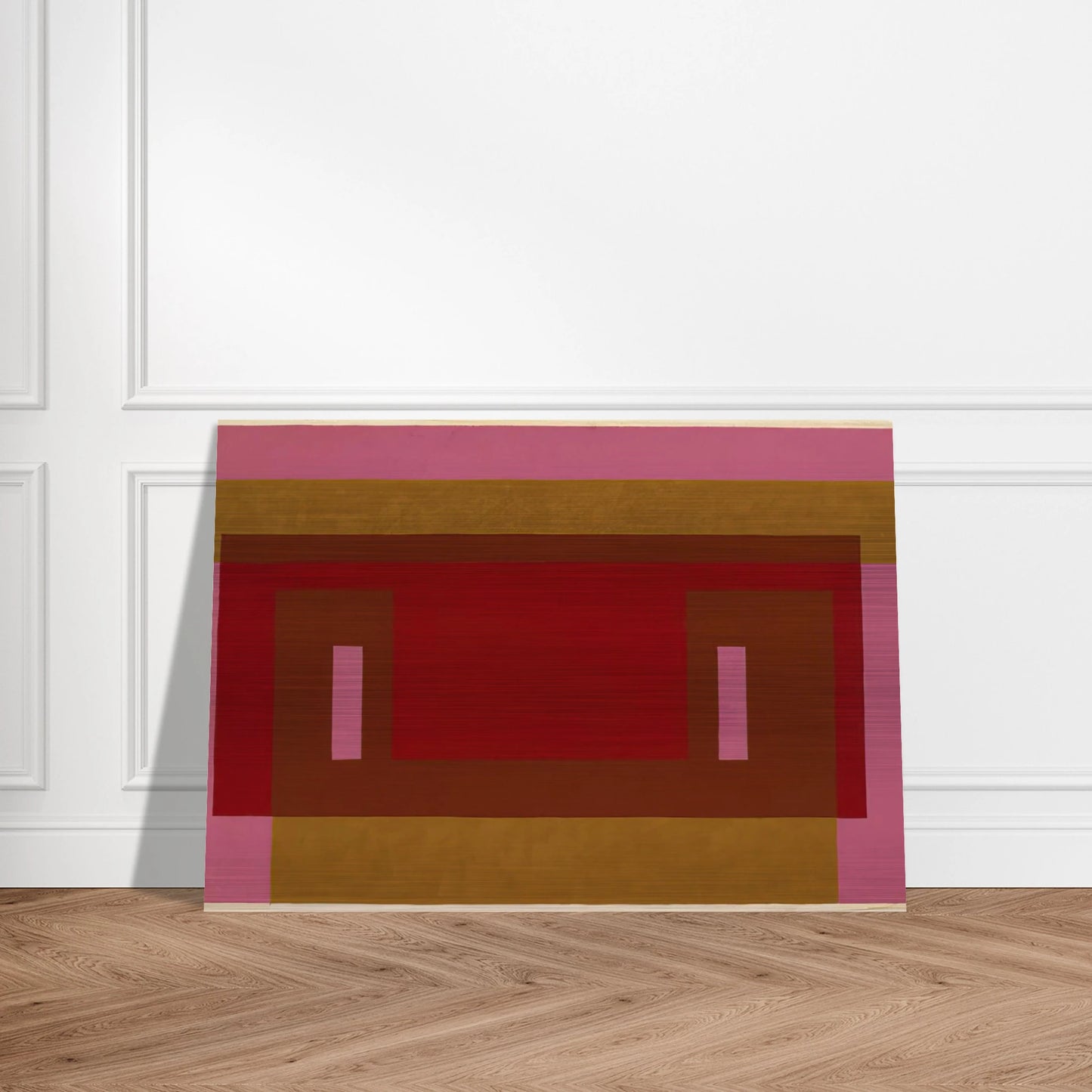 VARIANT ADOBE 1948 1 - Josef Albers Brushed Aluminum Print - 70x100 cm / 28x40 inches | Josef Albers Aluminum Print | Josef Albers Prints