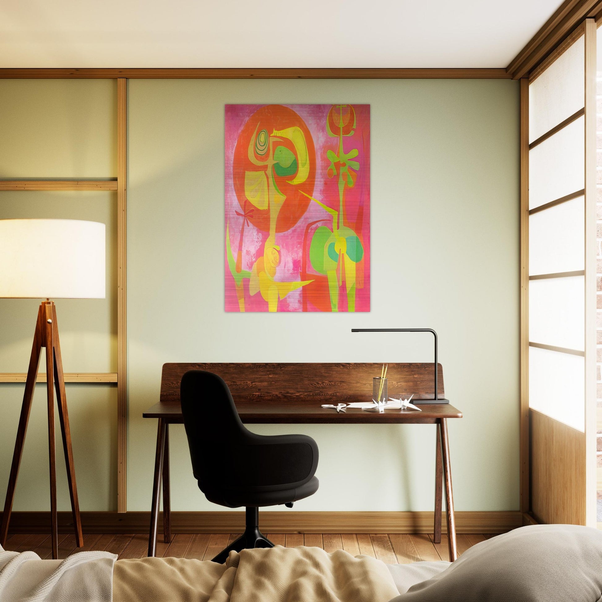 Canto de soles. París - Pedro Coronel Brushed Aluminum Print - 70x100 cm / 28x40 inches | Pedro Coronel Aluminum Print | Pedro Coronel Prints