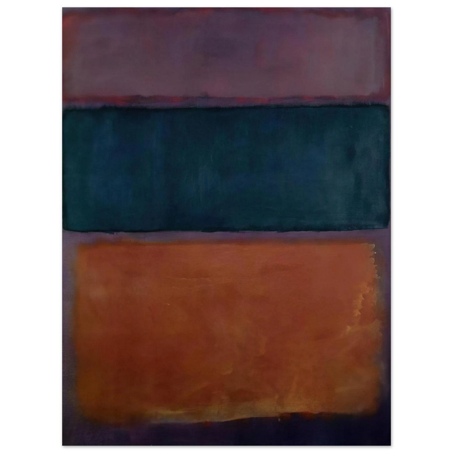 Helen Frankenthaler - Untitled - 1963 Wall art - A3 (29.7 x 42  cm) - Premium Wooden Framed Poster With Fine Art Paper-canvas - White frame