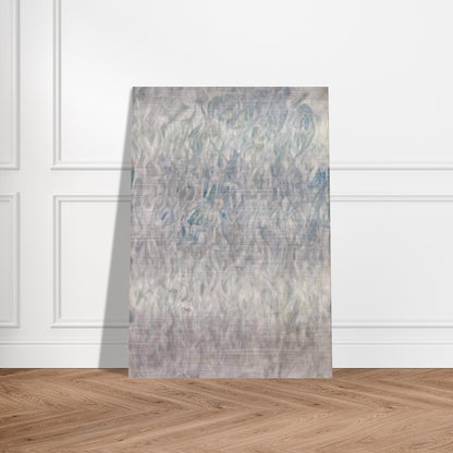 Amerika  Grey Blue  - Sam Francis Brushed Aluminum Print - 70x100 cm / 28x40 inches | Sam Francis Aluminum Print | Sam Francis Prints