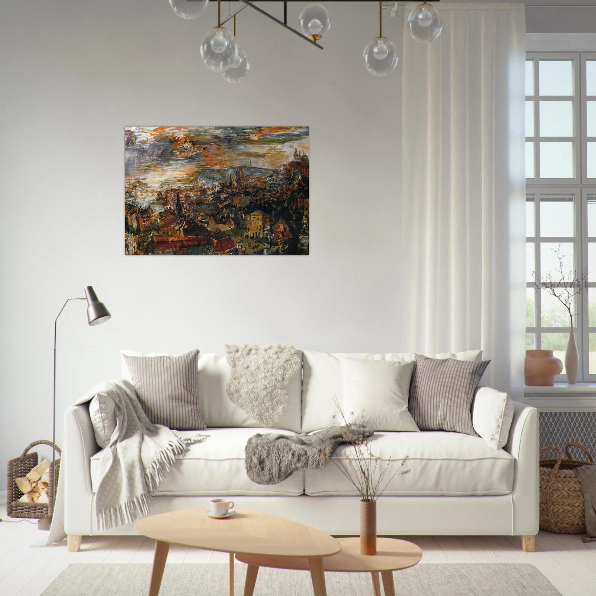 NOT_DETECTED_235890 - OSKAR KOKOSCHKA Brushed Aluminum Print - 70x100 cm / 28x40 inches | OSKAR KOKOSCHKA Aluminum Print | OSKAR KOKOSCHKA Prints