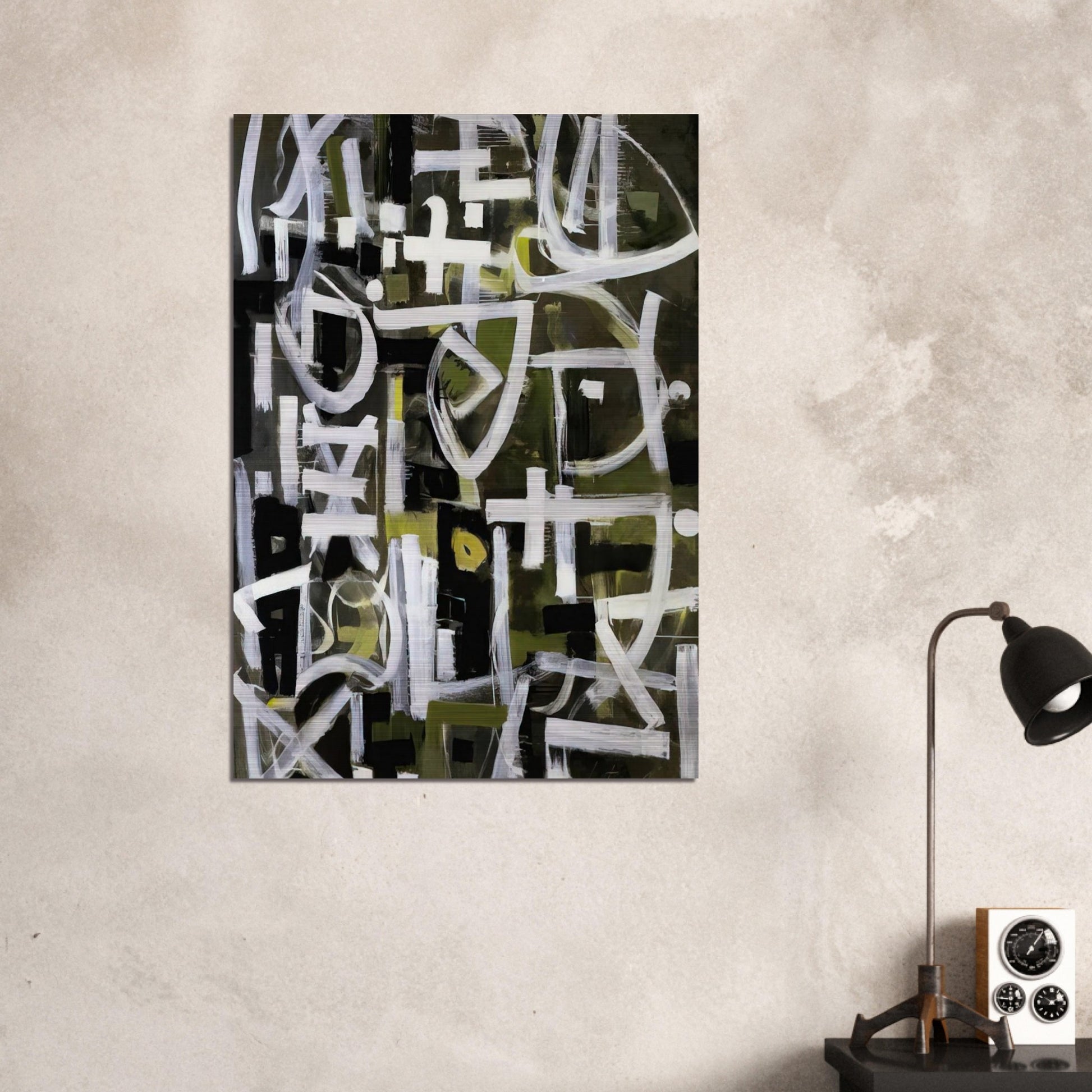 Number 2 - 1950 - Bradley Walker Tomlin Brushed Aluminum Print - 70x100 cm / 28x40 inches | Bradley Walker Tomlin Aluminum Print | Bradley Walker Tomlin Prints