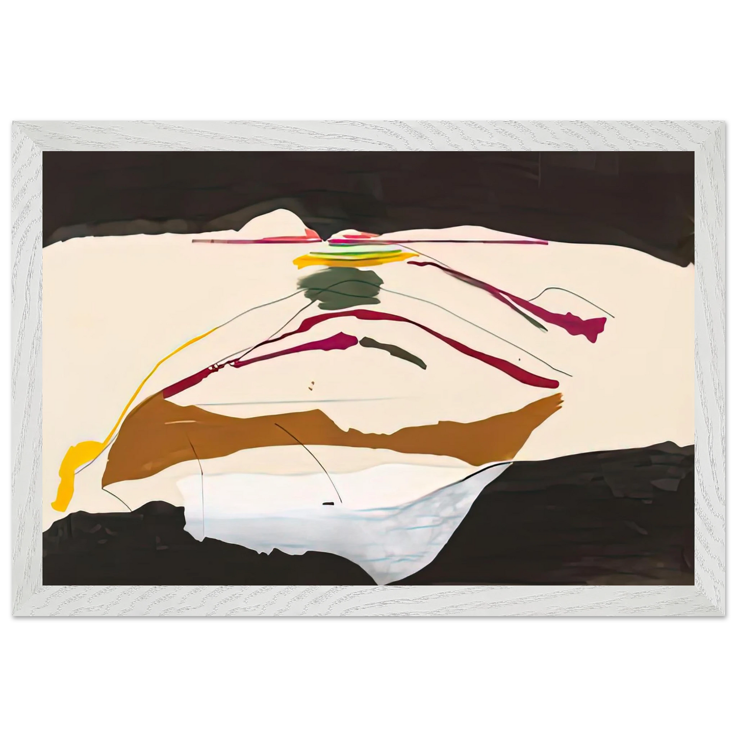 Helen Frankenthaler - New Paths, 1973- Wall Art - 28x40 inches / 70x70 cm - Canvas (Imperial)-canvas - -