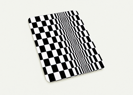 MOVEMENT IN SQUARES 1961 By Bridget Riley Pack of 10 Post Cards | Bridget Riley Post Cards | A6 (10.5 x 14.8 cm) - 4.1 x 5.8 inches