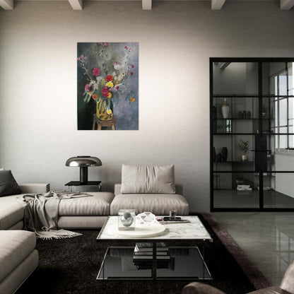 BOUQUET OF MIXED FLOWERS 1917 - Henri Matisse Brushed Aluminum Print - 70x100 cm / 28x40 inches | Henri Matisse Aluminum Print | Henri Matisse Prints