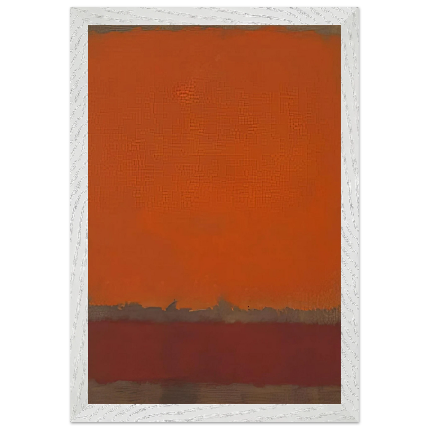 Mark Rothko - Ochre and Red on Red - 1962 Wall Art - 30x40 cm / 12x16 inches - Premium Wooden Framed Poster With Fine Art Paper-canvas - Wood frame