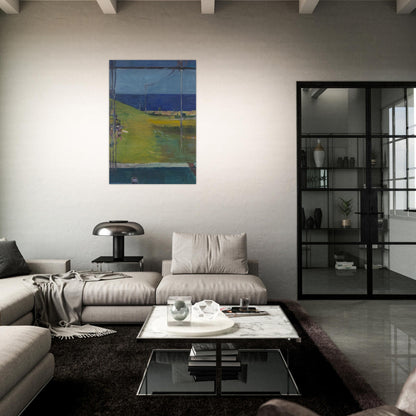 Ocean from a Window - Richard Diebenkorn Brushed Aluminum Print - 70x100 cm / 28x40 inches | Richard Diebenkorn Aluminum Print | Richard Diebenkorn Prints