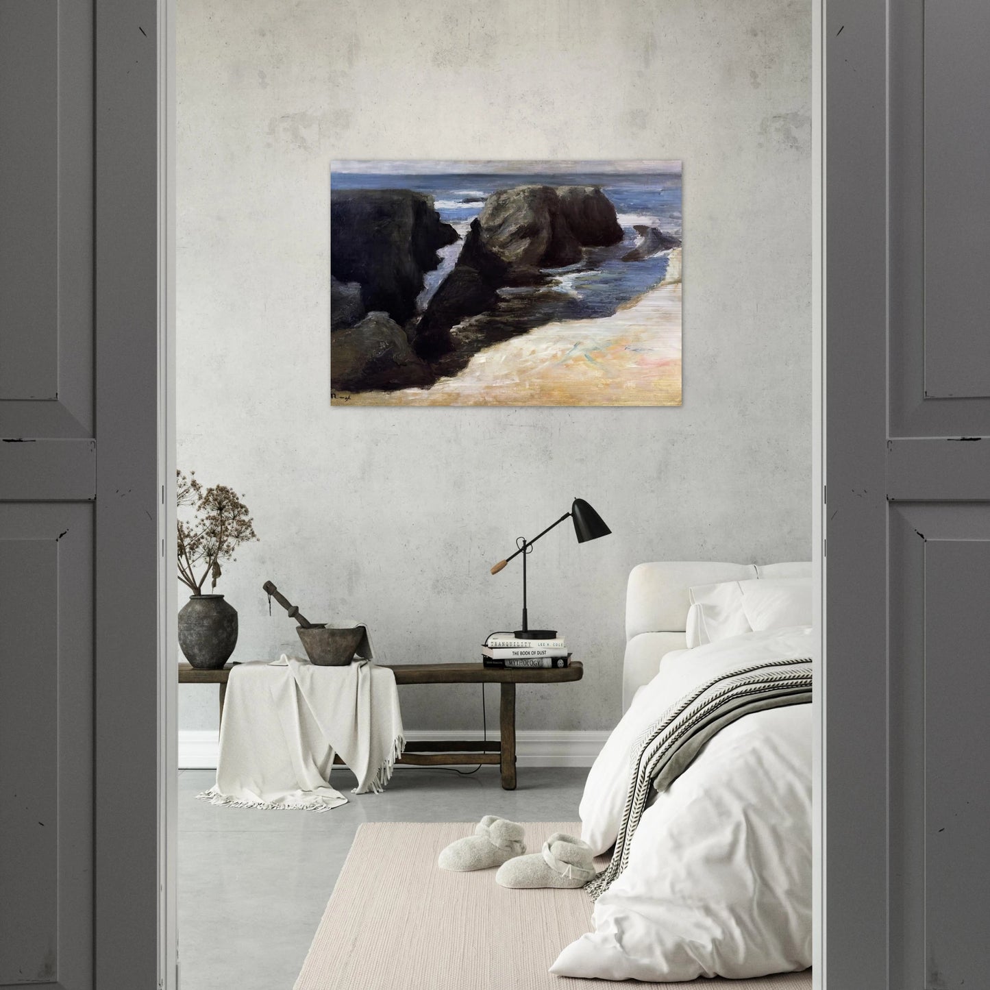 BELLE ILE 1896 0 - Henri Matisse Brushed Aluminum Print - 70x100 cm / 28x40 inches | Henri Matisse Aluminum Print | Henri Matisse Prints
