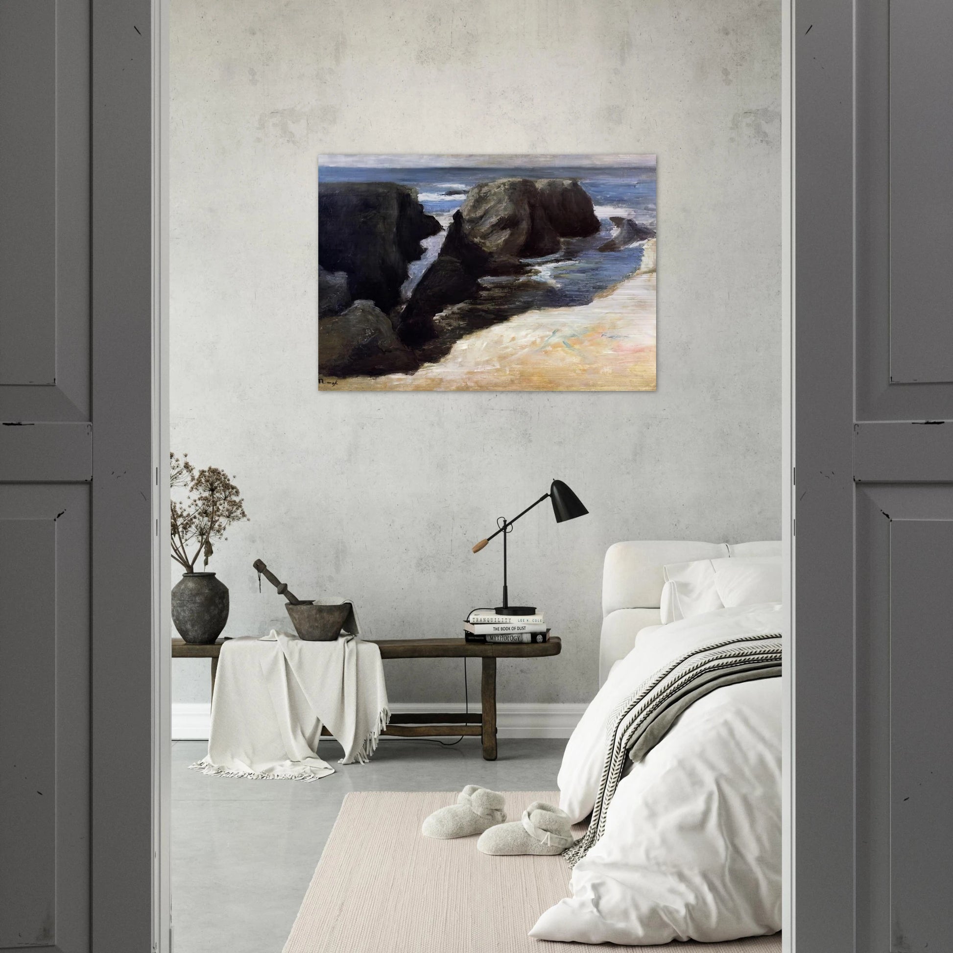 BELLE ILE 1896 0 - Henri Matisse Brushed Aluminum Print - 70x100 cm / 28x40 inches | Henri Matisse Aluminum Print | Henri Matisse Prints