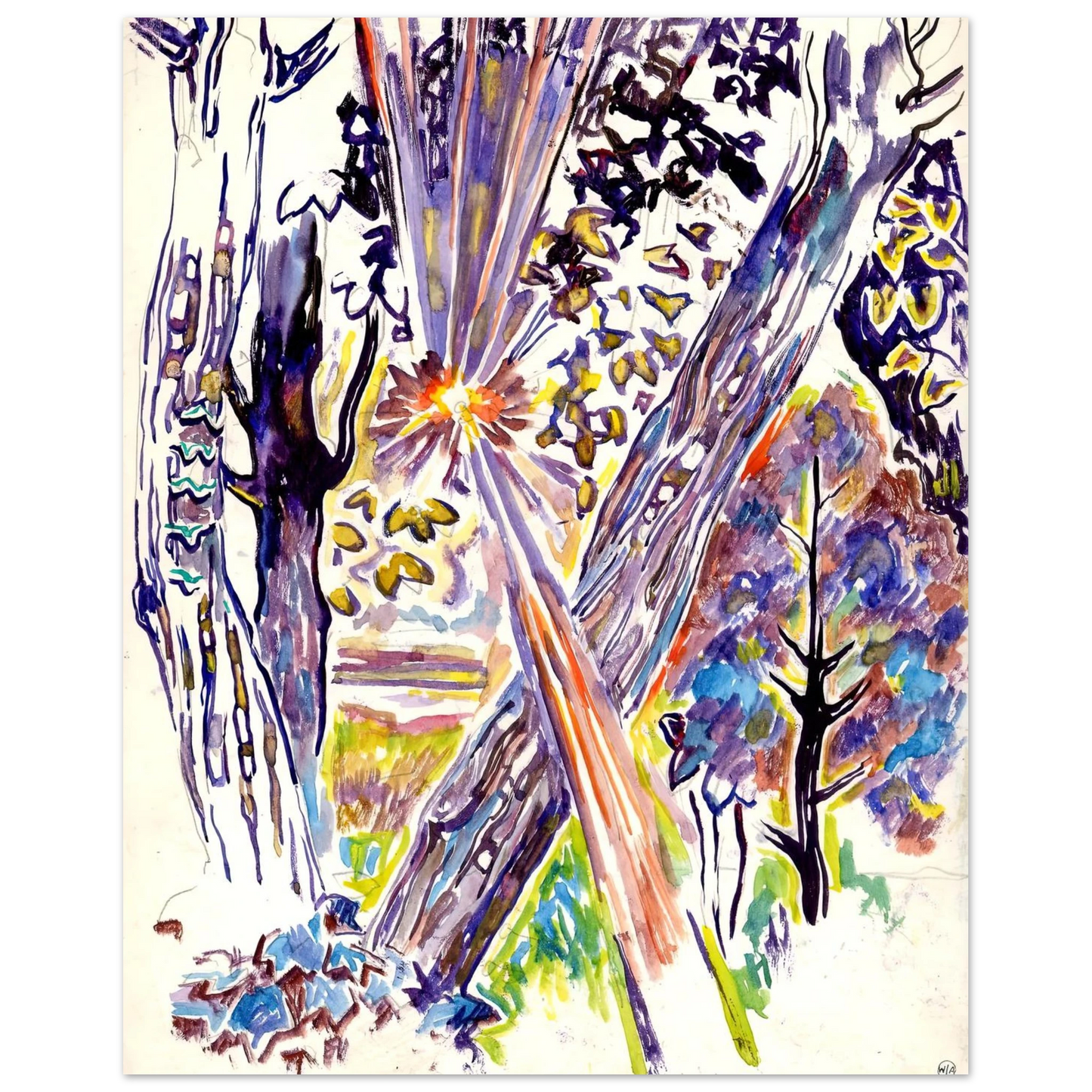Walter Inglis Anderson - Walter Anderson Wall art - 30x40 cm / 12x16 inches - Fine Art Poster-canvas - -