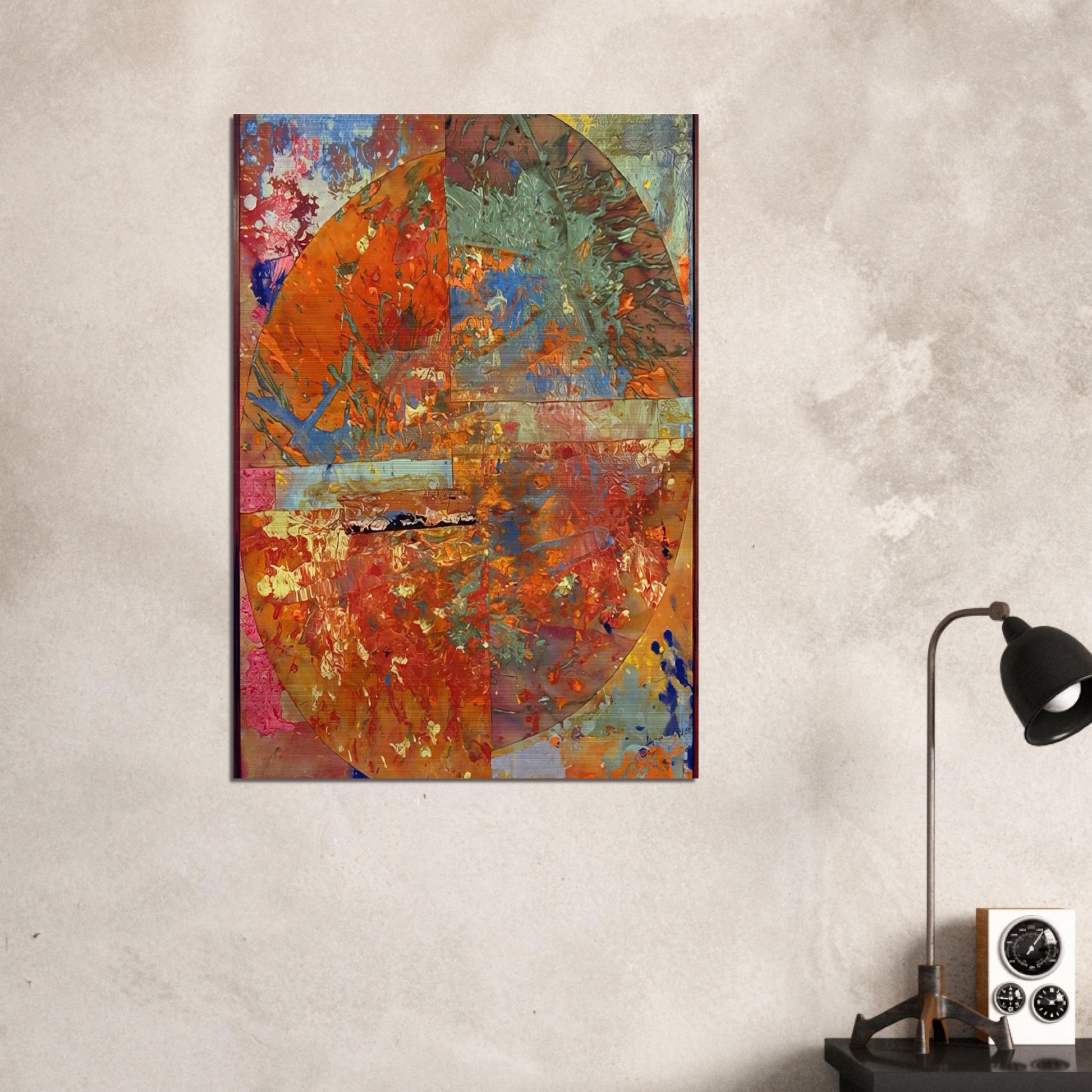 Baptistry - Sam Gilliam Brushed Aluminum Print - 70x100 cm / 28x40 inches | Sam Gilliam Aluminum Print | Sam Gilliam Prints