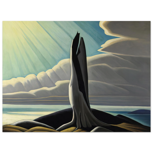 Lawren Harris - North Shore, Lake Superior - 1926  75x100 cm / 30x40inches Fine Art Poster