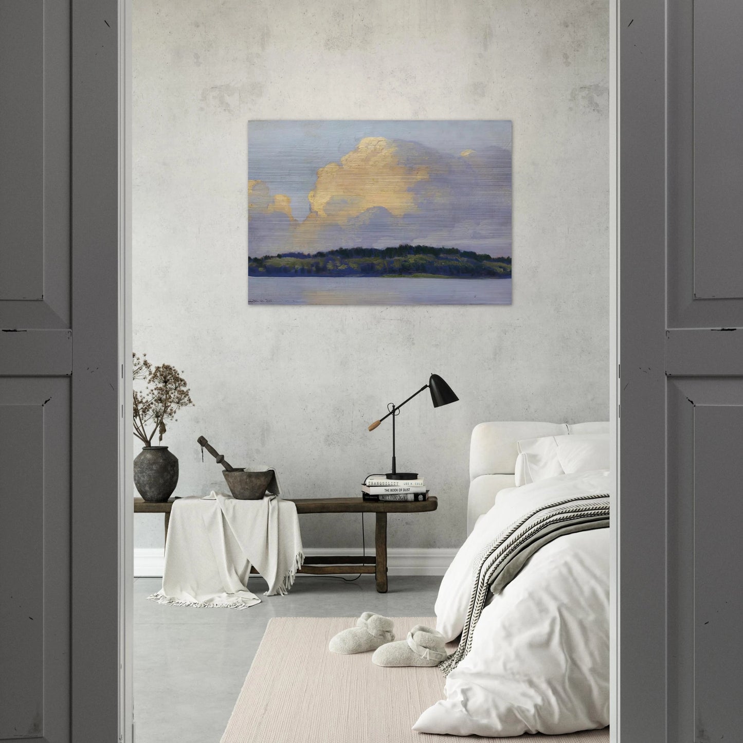 Thunderers - 1920 - Frank Johnston Brushed Aluminum Print - 70x100 cm / 28x40 inches | Frank Johnston Aluminum Print | Frank Johnston Prints