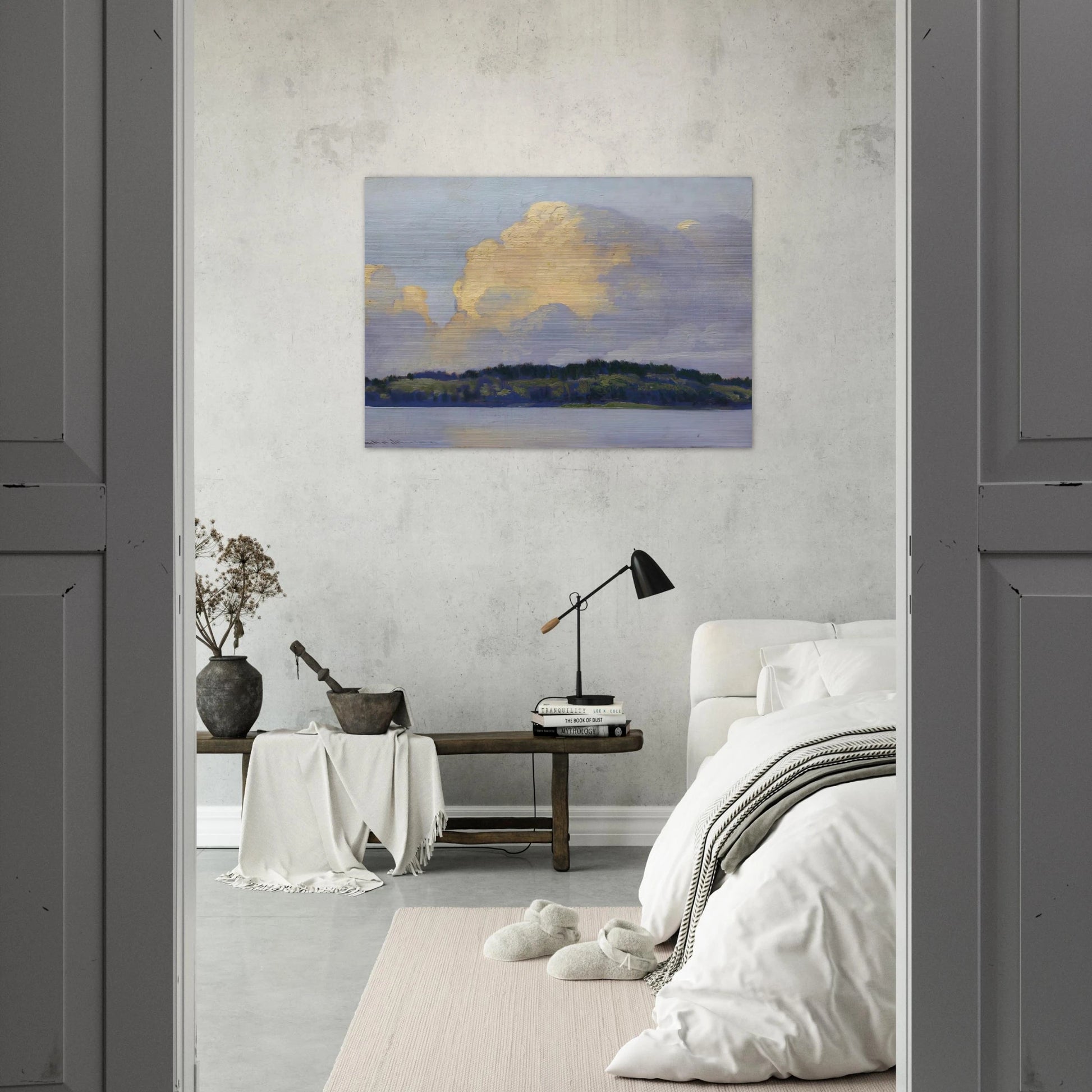 Thunderers - 1920 - Frank Johnston Brushed Aluminum Print - 70x100 cm / 28x40 inches | Frank Johnston Aluminum Print | Frank Johnston Prints
