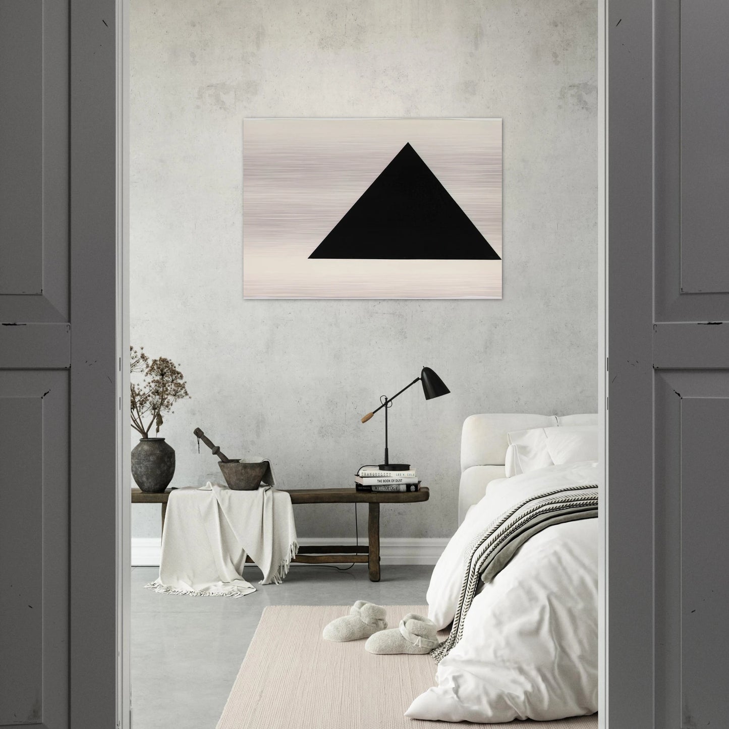 Triangle Form - Ellsworth Kelly Brushed Aluminum Print - 70x100 cm / 28x40 inches | Ellsworth Kelly Aluminum Print | Ellsworth Kelly Prints