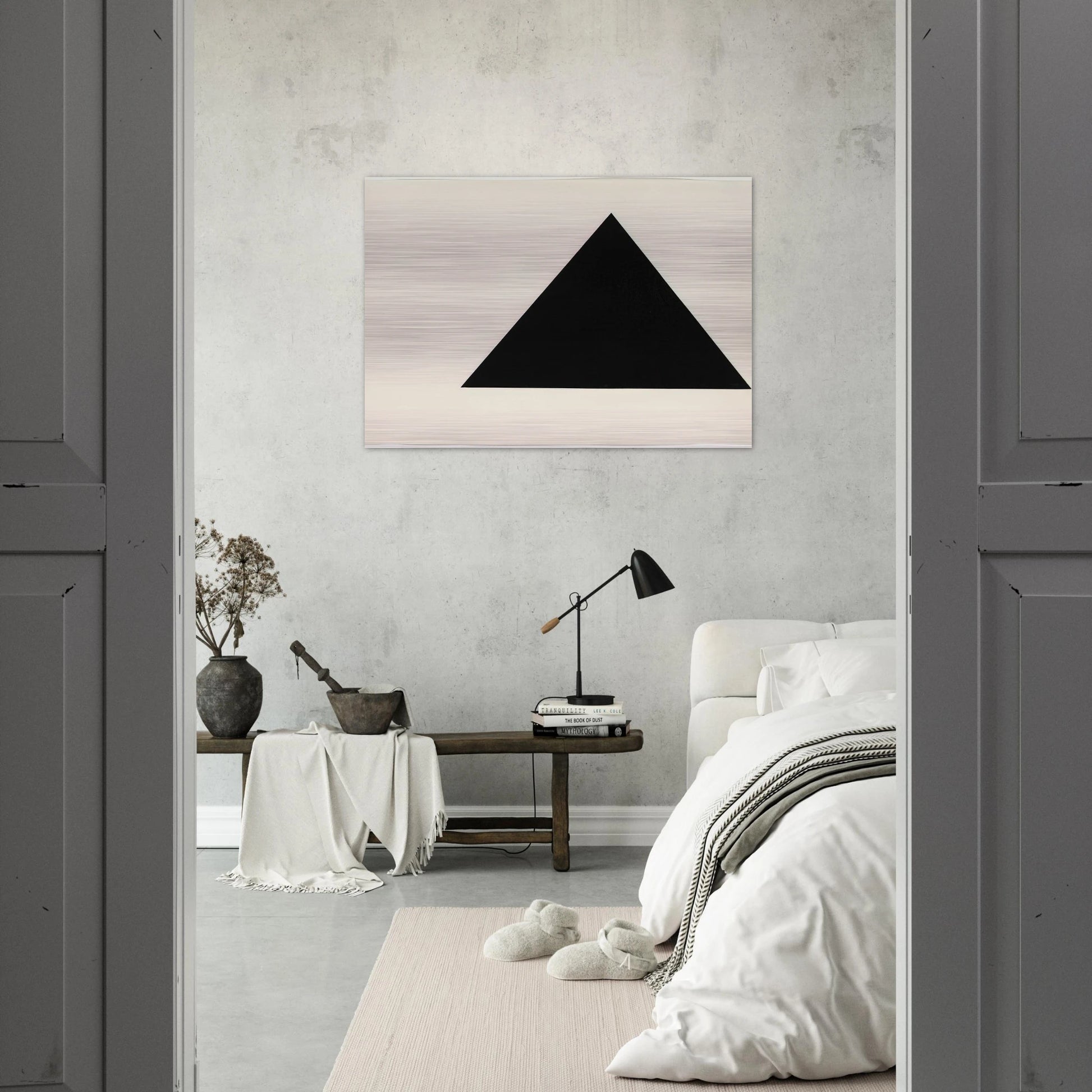 Triangle Form - Ellsworth Kelly Brushed Aluminum Print - 70x100 cm / 28x40 inches | Ellsworth Kelly Aluminum Print | Ellsworth Kelly Prints
