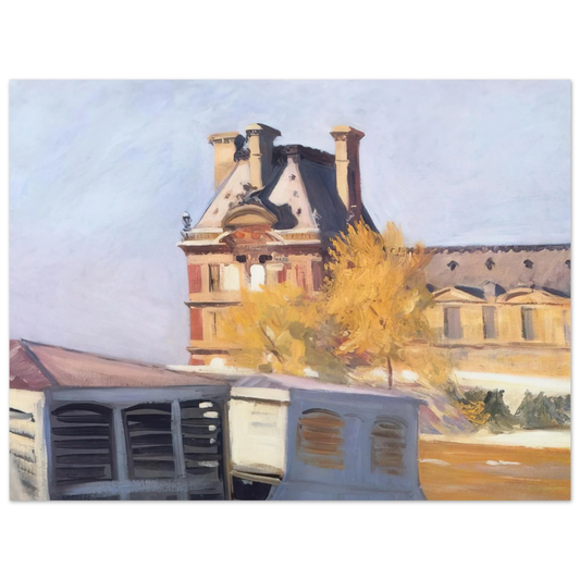 Edward Hopper - Le Pavillon de Flore Fine Art Poster