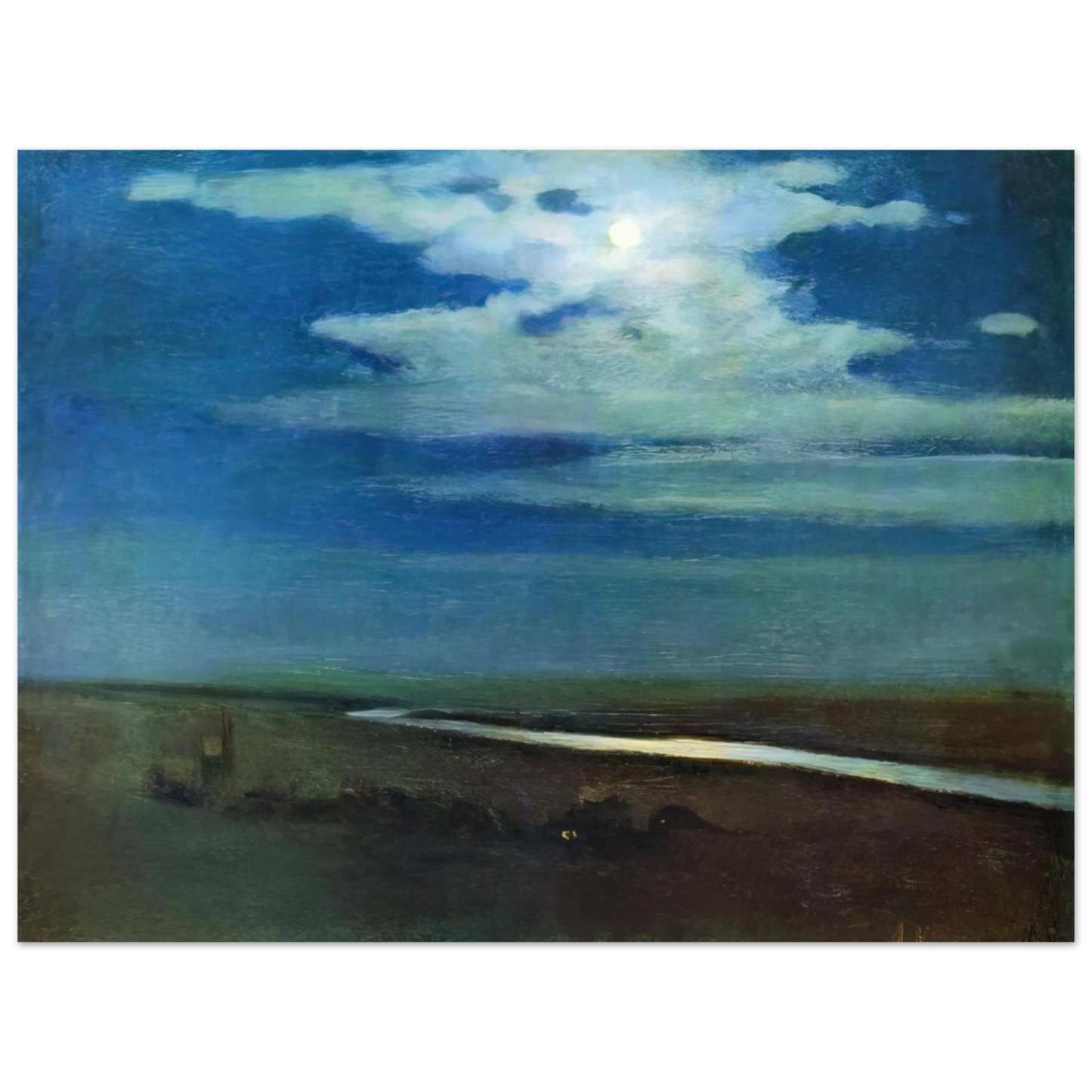 Arkhyp Kuindzhi - Night  75x100 cm / 30x40inches Fine Art Poster
